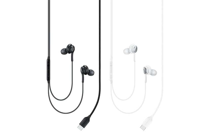 Samsung EO-IC100 In-Ear Headphones with USB Type-C and Low-Tangle Fabric Cable - Sound by AKG - White - 7