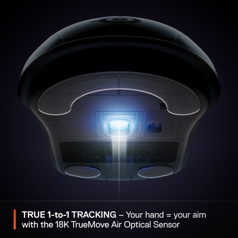 SteelSeries Rival 3 Wireless Gen 2 Gaming Mouse - 2.4GHz and Bluetooth - 18000 DPI TrueMove Air Optical Sensor - 60 Million Click Durability - Light-Weight - 100% PTFE Feet - White - 4