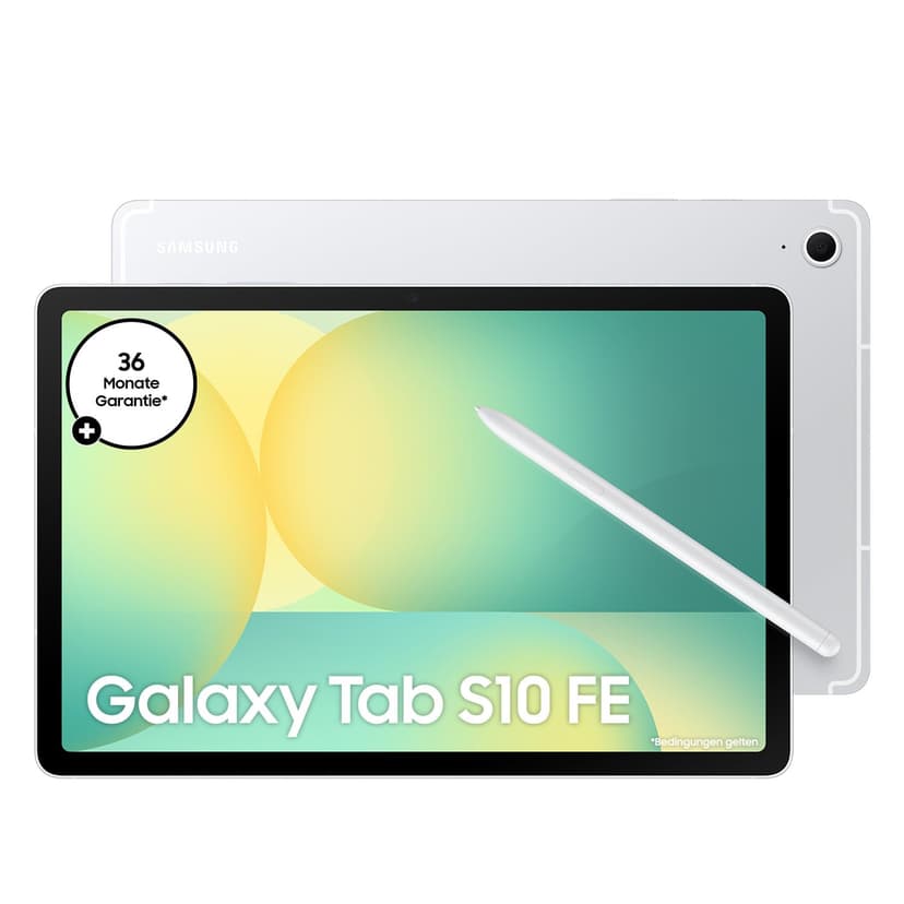 Samsung Galaxy S10 FE AI Tablette, Android Tablet, 128 Go de mémoire, 8 Go de RAM, écran 27,70 cm/10,9", avec S Pen, Wi-FI, Batterie Longue durée, Argent - 1