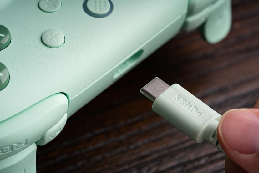 8Bitdo Ultimate 2C Wired Controller for Windows PC and Android, with 1000Hz Polling Rate, Hall Effect Joysticks and Hall Triggers, and Remappable L4/R4 Bumpers (Green) - 4