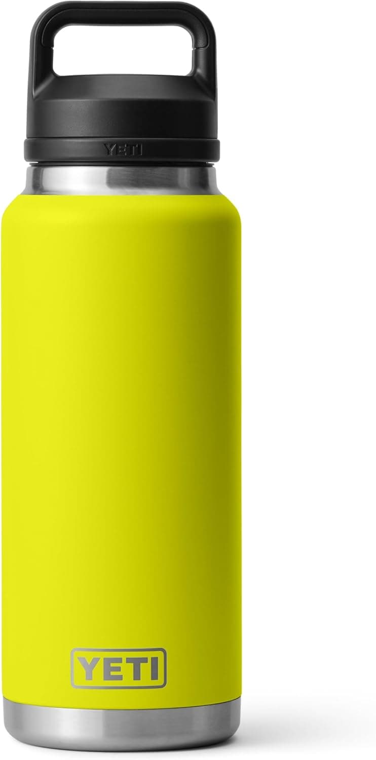 Yeti Rambler 36 oz Bottle, Vacuum Insulated, Stainless Steel with Chug Cap, Charcoal (5230)