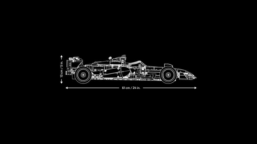 LEGO Technic McLaren MCL39 F1 Car Model Kit for Adults - Collectible Formula 1 Building Set w/ V6 Engine, Differential & DRS Activator - Gift Idea for Racing & Motorsport Fans - 42228 - 9