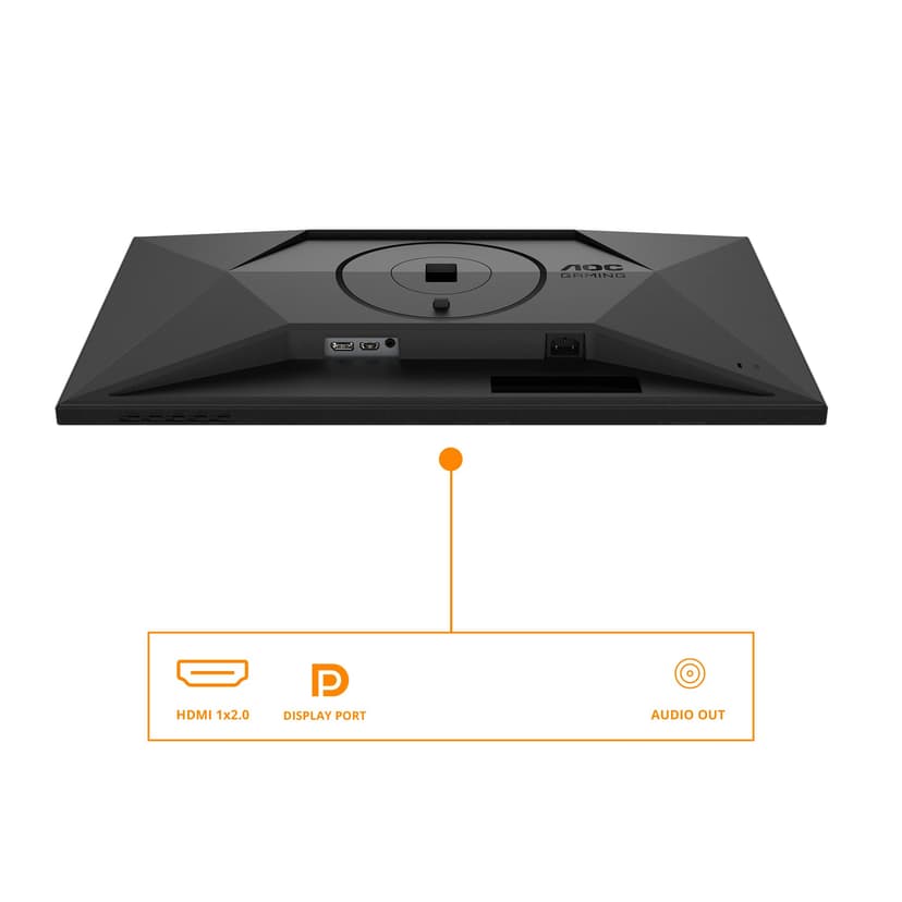 AOC Q27G4XF 27 inch WQHD Gaming Monitor 180Hz, Fast IPS Panel, 0.5ms MPRT, Adaptive Sync, HDR10, G-Sync Compatible, Height Adjustment, (2560x1440 HDMI 1x 2.0 DP 1x 1.4) Black - 4