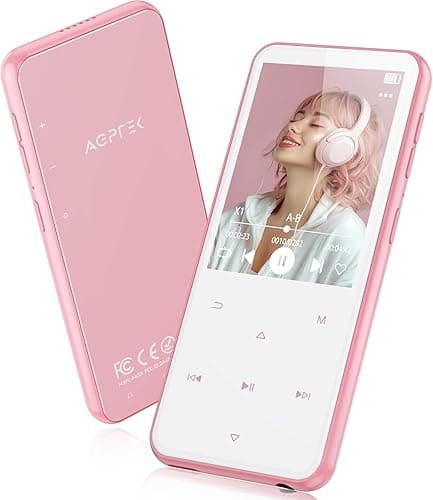 AGPTEK 64Go MP3 Bluetooth avec Haut-Parleur, 2.4" Grand É…