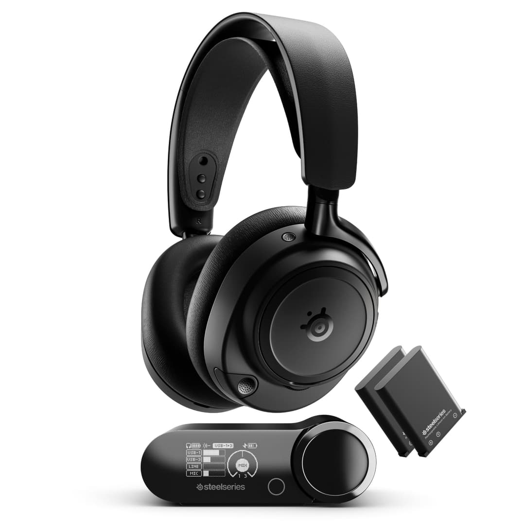 SteelSeries Arctis Nova Elite - Hi-Res Wireless Gaming He…