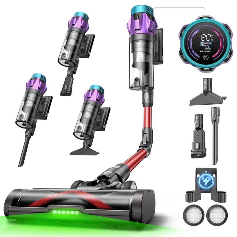 Ultenic U18 Pro Aspirateur Balai sans Fil, 55kPa Puissant… - 1