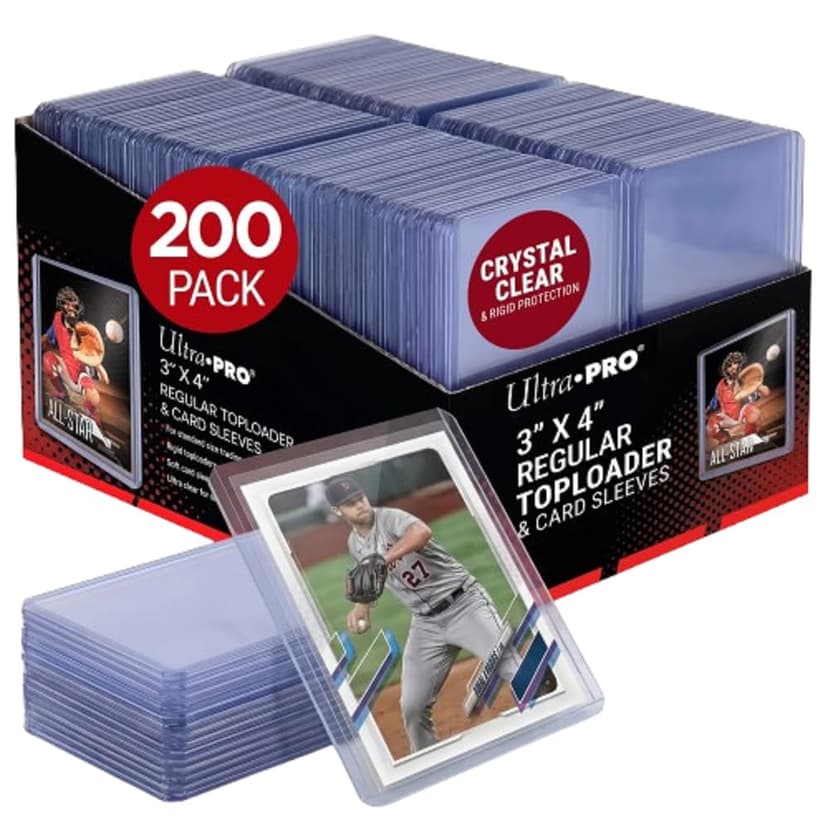 Ultra Pro 3" x 4" Trading Card Toploader & Card Sleeve Bundle (200 ct.) - 1