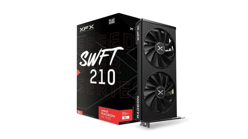 XFX SPEEDSTER SWFT210 RADEON RX 7600 CORE Gaming Graphics… - 1