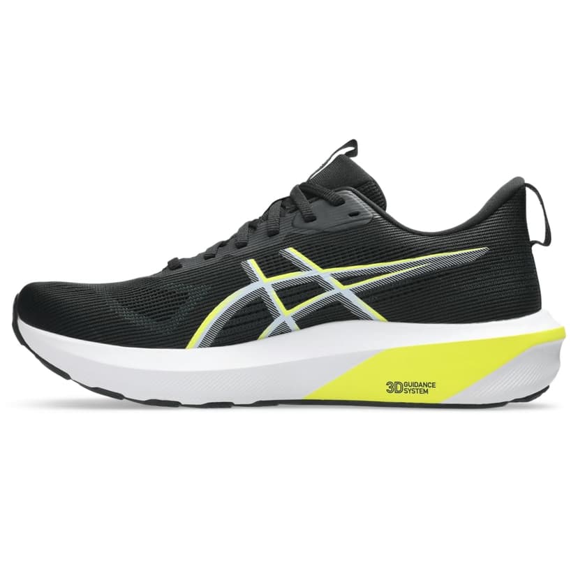 ASICS Men's GT-1000 14 Running Shoes, Black/Citron, 7 UK - 4