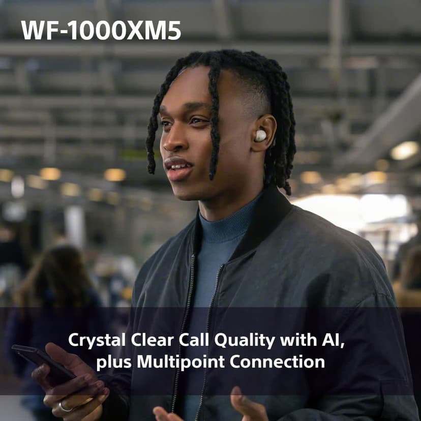 Sony WF-1000XM5 Wireless Noise Cancelling Earbuds, Bluetooth, In-ear Headphones, Mic, Up to 24 Hours Battery Life, Quick Charge, IPX4, iOS & Android Compatible - Black - 8