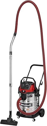 Einhell Water and dust vacuum cleaner TC-VC 3080 SACL (1150 W, capacity 220 mbar, tank 30 l, filtration class L, HEPA filter, filter cleaning, servo socket, with accessories)
