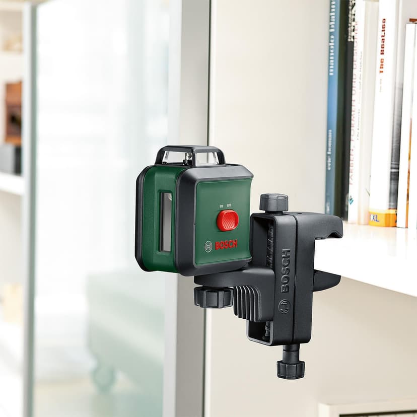 Bosch Cross line Laser UniversalLevel 360 with Premium Tripod + Universal clamp MM 3 (Vertical + Horizontal Laser Lines incl. 360° for Alignment Throughout the Entire Room, in Cardboard Box) - 7