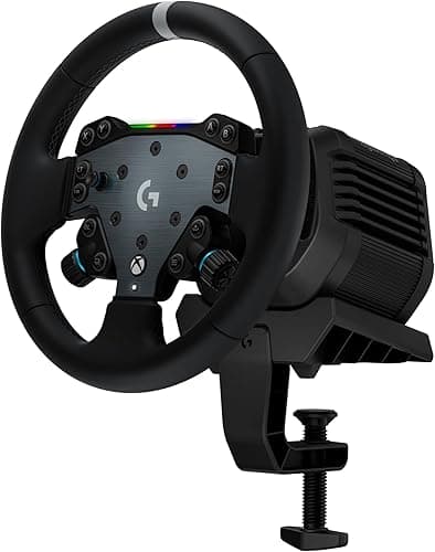 Logitech G RS50 System, configuration de volant de simulation de course en 3 pièces - base de volant RS50 avec Direct Drive 8 Nm, RS Wheel Hub avec 13 boutons et RS Round Wheel 28 cm - Xbox/PC - Noir
