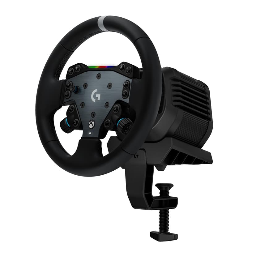 Logitech G RS50 System, configuration de volant de simulation de course en 3 pièces - base de volant RS50 avec Direct Drive 8 Nm, RS Wheel Hub avec 13 boutons et RS Round Wheel 28 cm - Xbox/PC - Noir - 1