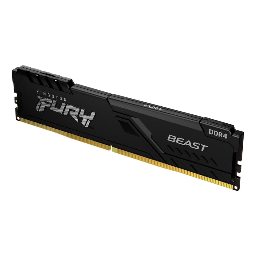 Kingston FURY Beast 16GB (2x8GB) 3600MHz DDR4 CL17 Desktop Memory Kit with 2 KF436C17BBK2/16 - 5