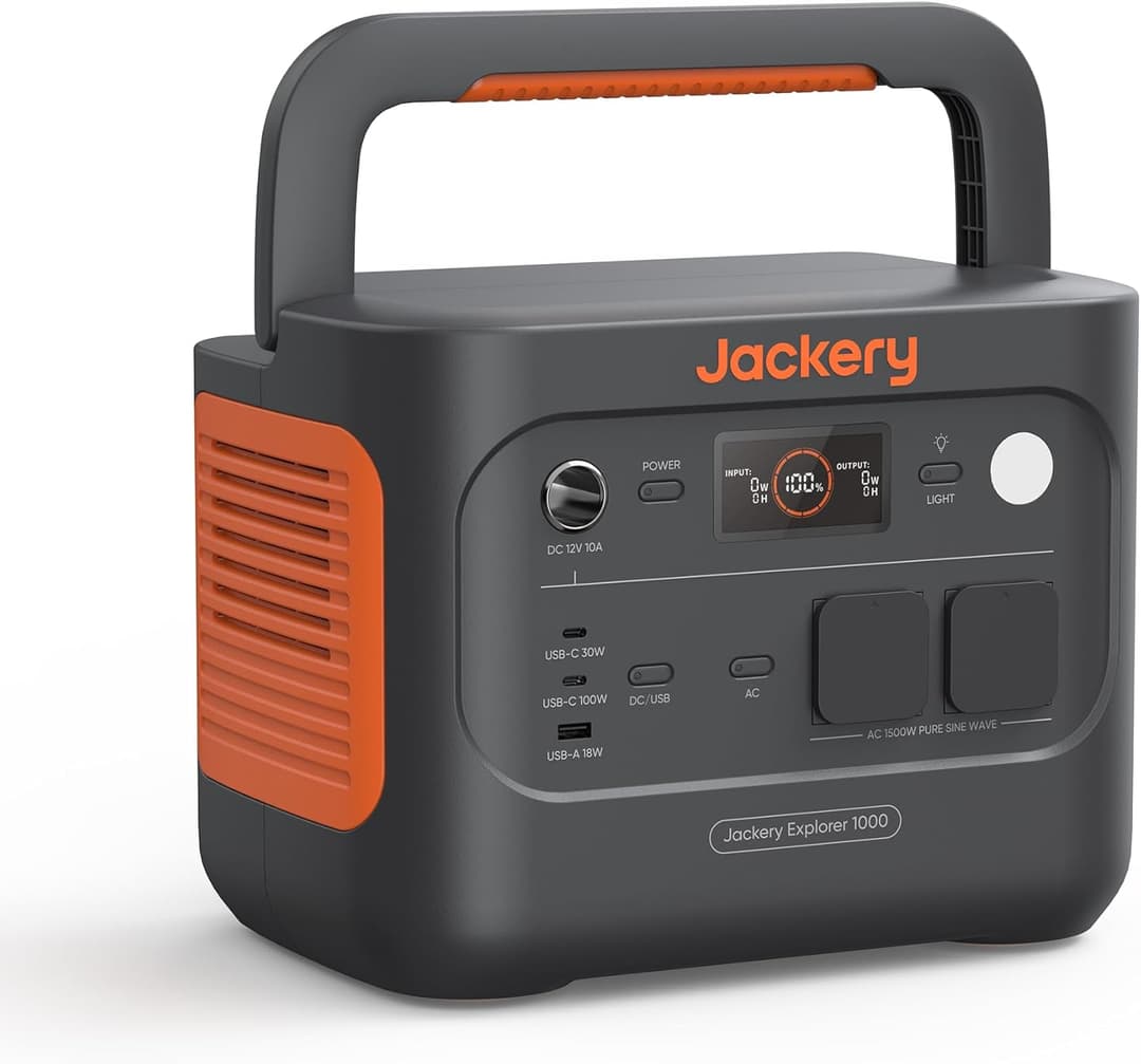 Jackery Explorer 1000 v2 Portable Power Station(2024 New)…