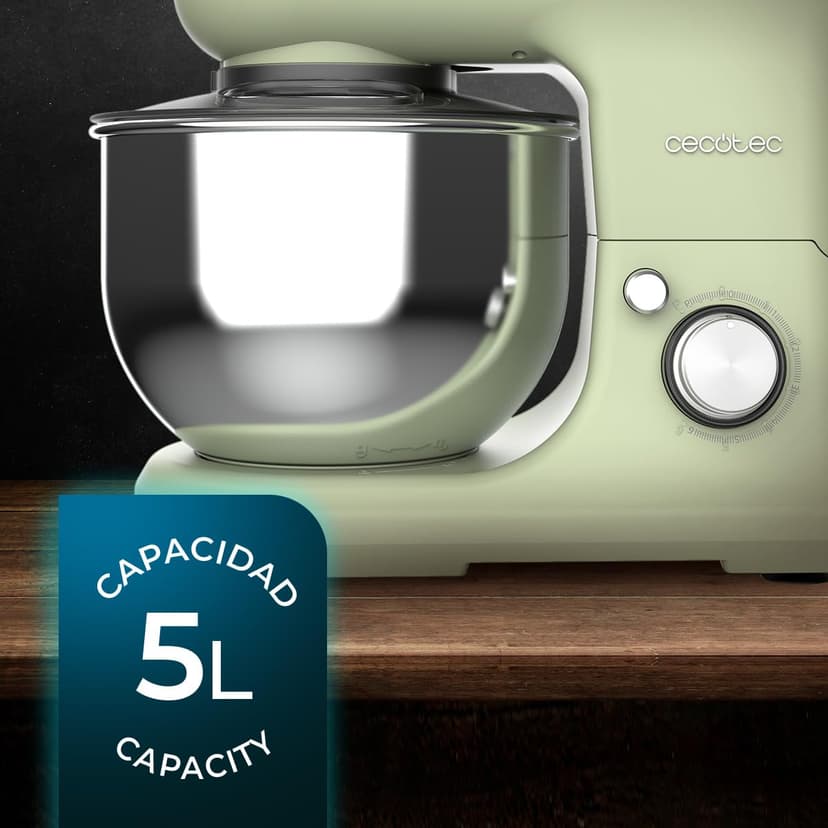 Cecotec Merengue 5l 1200 Ice-cream Green Kneader Mixer One Size - 7