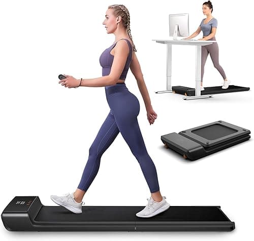WalkingPad Tapis de Marche Pliable, Tapis Roulant Électrique Silencieux 6 km/h, Walking Pad pour Maison et Bureau Con Télécommande