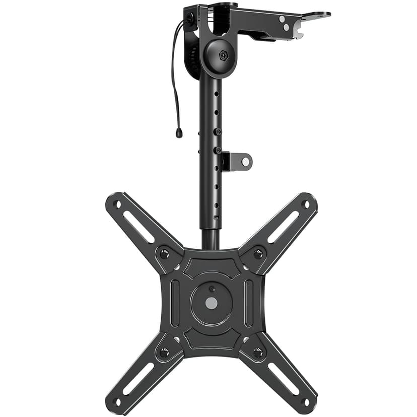 ELIVED Flip Down Ceiling TV Mount Fits 14-42 Inch LCD TV/Monitor Screens up to 10KG, Height Adjustable Full Motion TV Bracket for Flat/Pitched Roof/Cabinet, Max VESA 200x200mm, EV3030 - 1