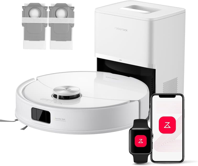 roborock Q10 S5+ Robot Vacuum Cleaner Set with Station, 10000 Pa Suction, Automatic Emptying, Double Anti-tangle, VibraRise 2.0 System, Navigation & Mapping, Obstacle Avoidance, APP - 1