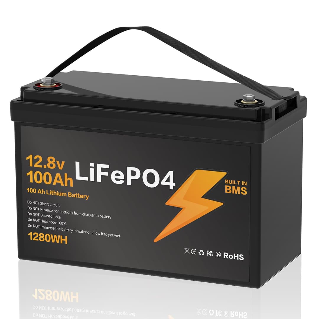 12V 100 Ah LifePO4 Batterie,Batterie au Lithium 12 V 100 …