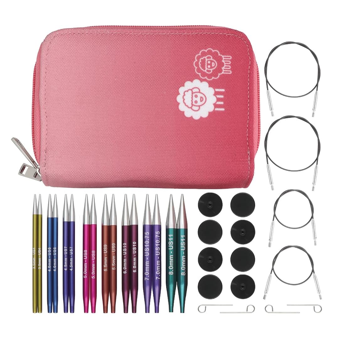 KnitPro Zing Deluxe Interchangeable Needle Set 4" (10cm) …