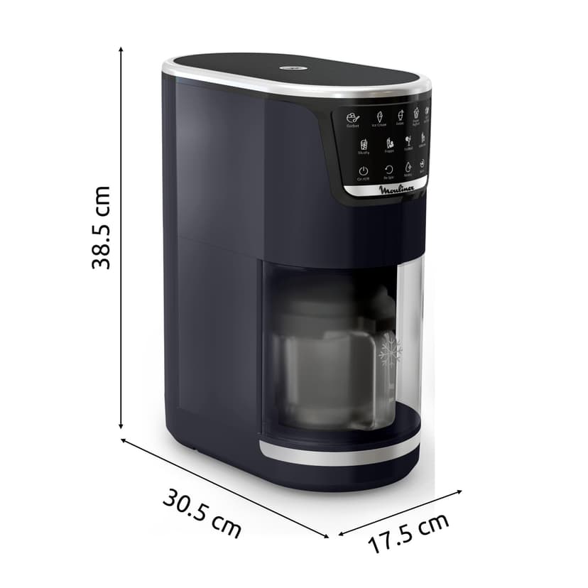 Moulinex Dolci, Ice maker, 10programs, Automatic cleaning, 1-Step Perfector Technology, MJ6038F0 - 8