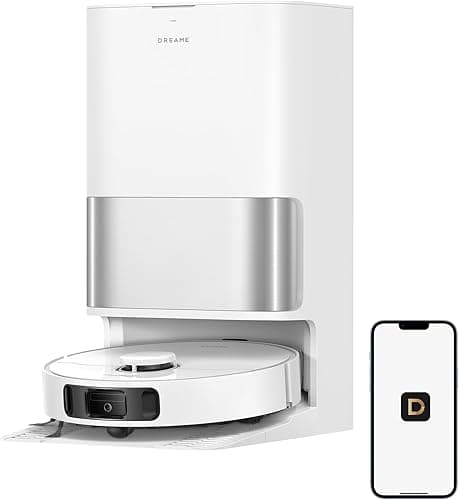 DREAME L40 Ultra A Robot Vacuum Cleaner and Mop with Auto Emptying Dust,Double Anti-Tangle System,24,000Pa Suction,10.5mm Mop Lifting,Multifunctional Base Station,Self Washing Mop