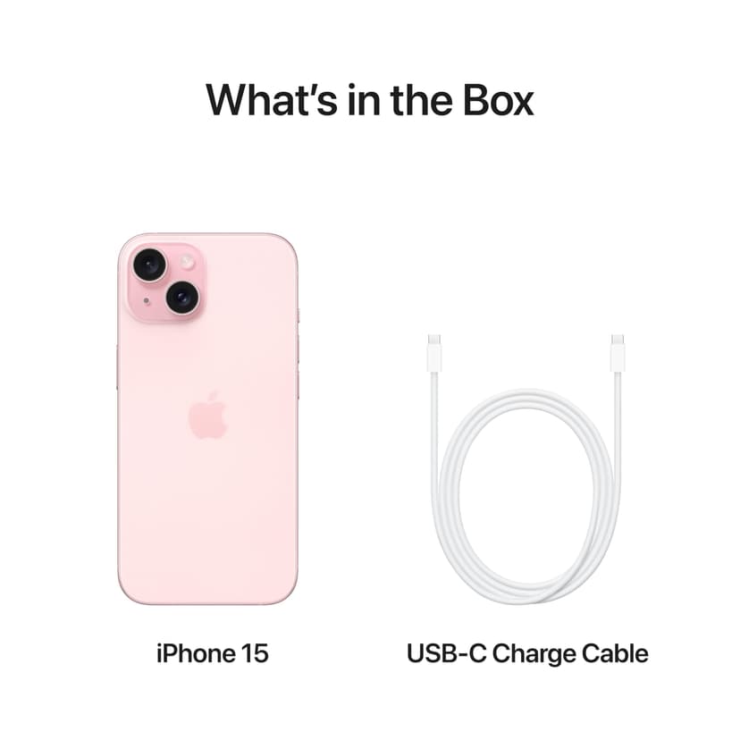 Apple iPhone 15 (128 GB) - Pink - 6