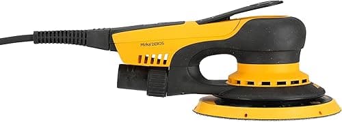 Mirka DEROS II 650 Orbital Sander with Suction for Velcro Sanding Discs Diameter 150 mm / 5 mm Eccentricity/Orbital Sander for Dustless Sanding of Wood, Plaster and Metal / MID6504044