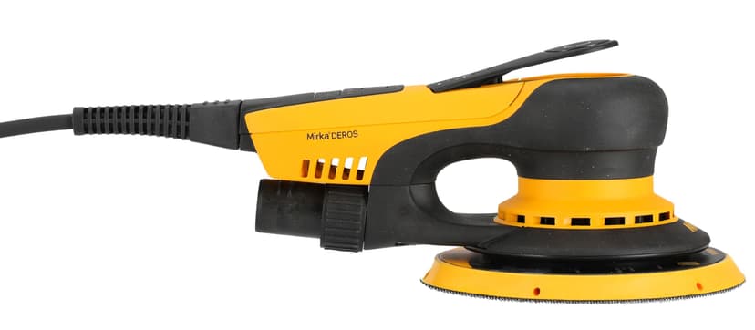 Mirka DEROS II 650 Orbital Sander with Suction for Velcro Sanding Discs Diameter 150 mm / 5 mm Eccentricity/Orbital Sander for Dustless Sanding of Wood, Plaster and Metal / MID6504044 - 1