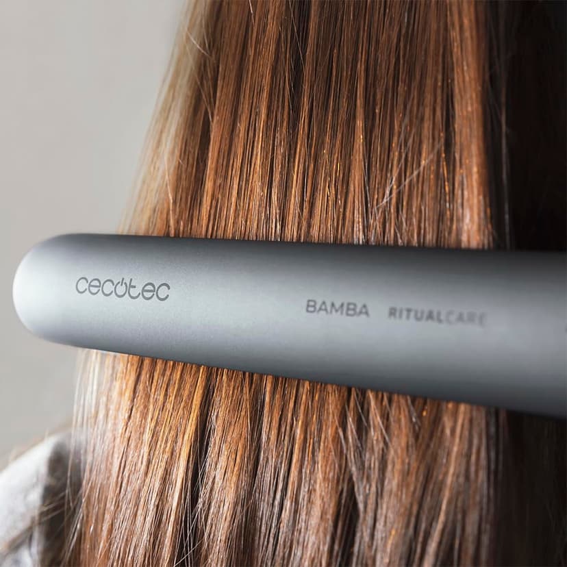 Cecotec Bamba RitualCare 880 HidraProtect Hair Straightener, Black, 48 W, Keratin Coating and Argan Oil, Pro Ionizer Technology. Temperature Adjustable Between 160ºC and 220ºC. - 6