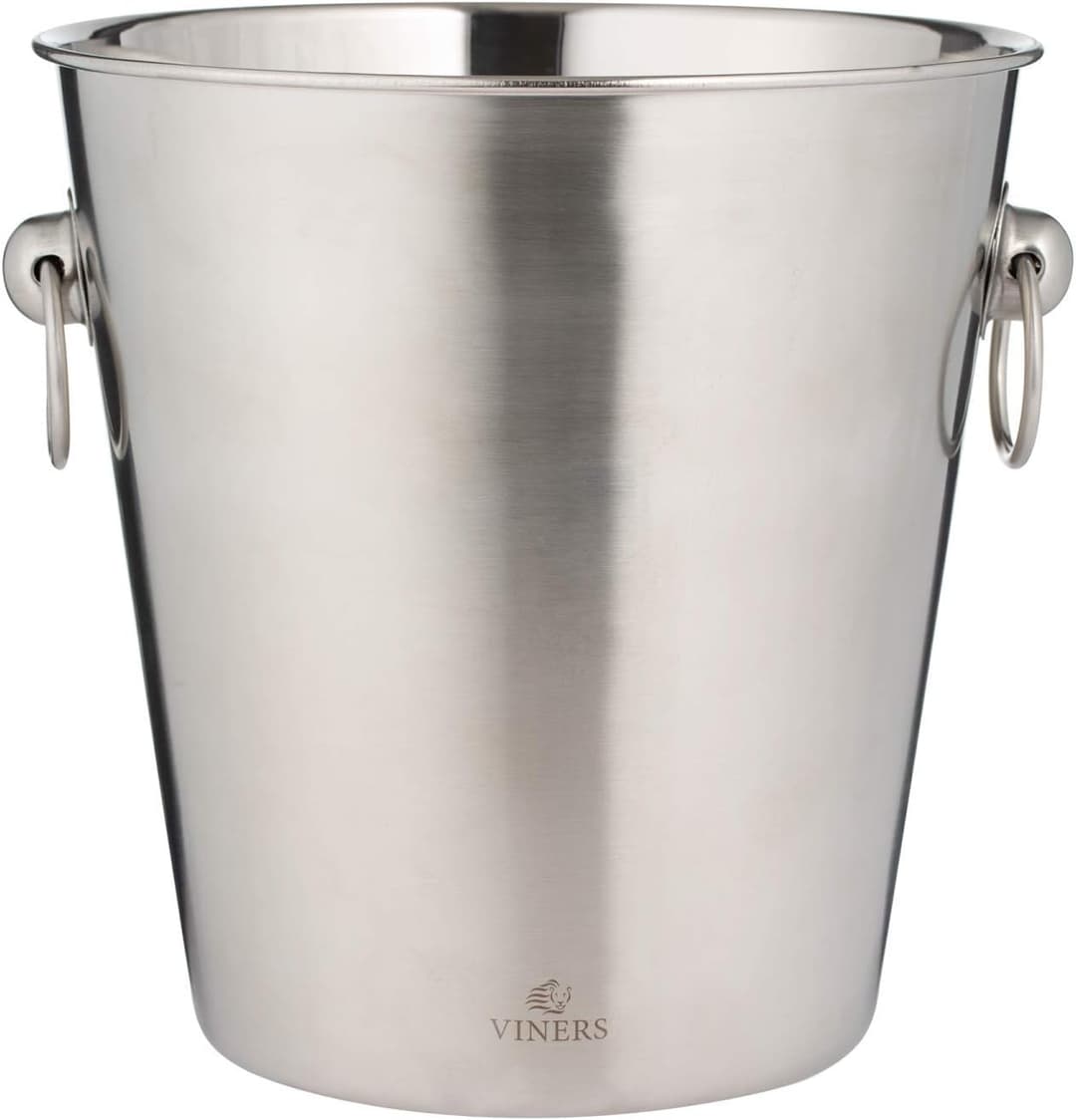 Viners Barware 4 Litre Champagne Bucket, Silver