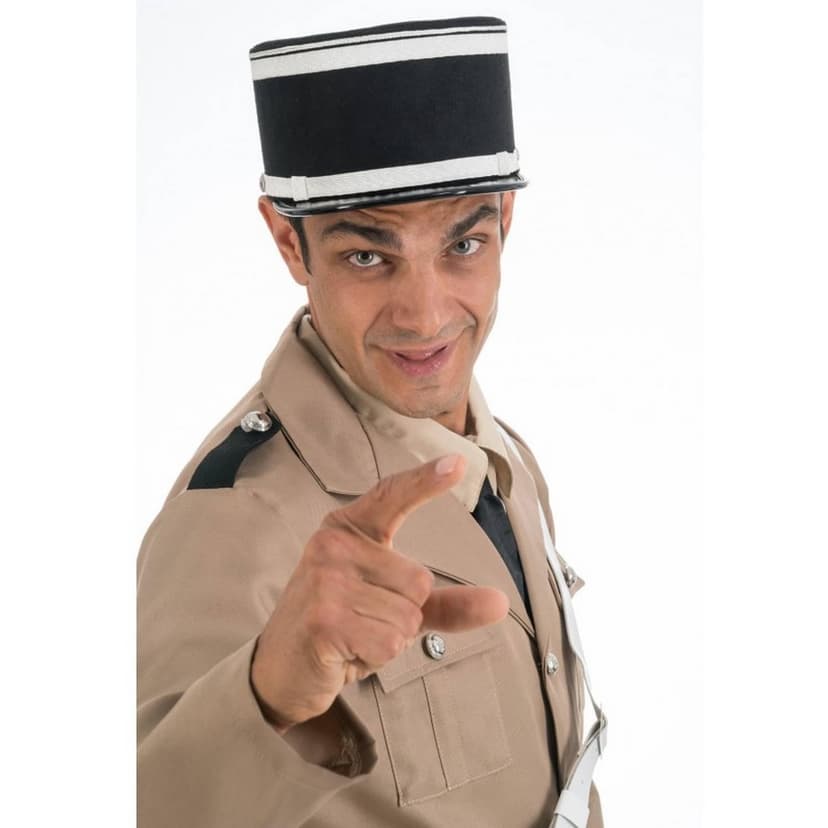 Chaks - KÉPI MARÉCHAL Film Gendarme Saint Tropez Adult - Costume Accessory - Cosplay for Carnival - Theme(s): - 2