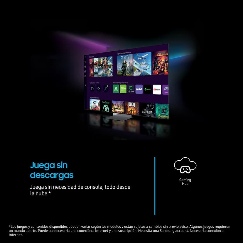 SAMSUNG 55 Inch Crystal UHD U8075F 4K Smart TV, Amazing Colors with Crystal Processor 4K, Listen to All Speakers with Q-Symphony, Data Protected by Knox Security and Gaming Hub - 6