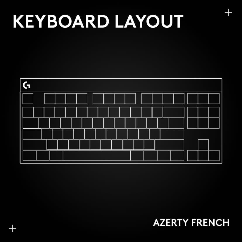 Logitech G413 TKL SE Mechanical Gaming Keyboard - Compact Backlit Keyboard, AZERTY French Layout - Black - 2