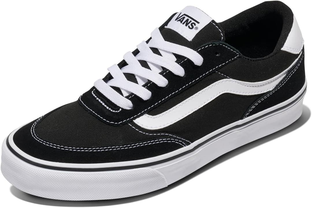 Vans Uomo Scarpe da Ginnastica in Tela Brooklyn, Black/Gum