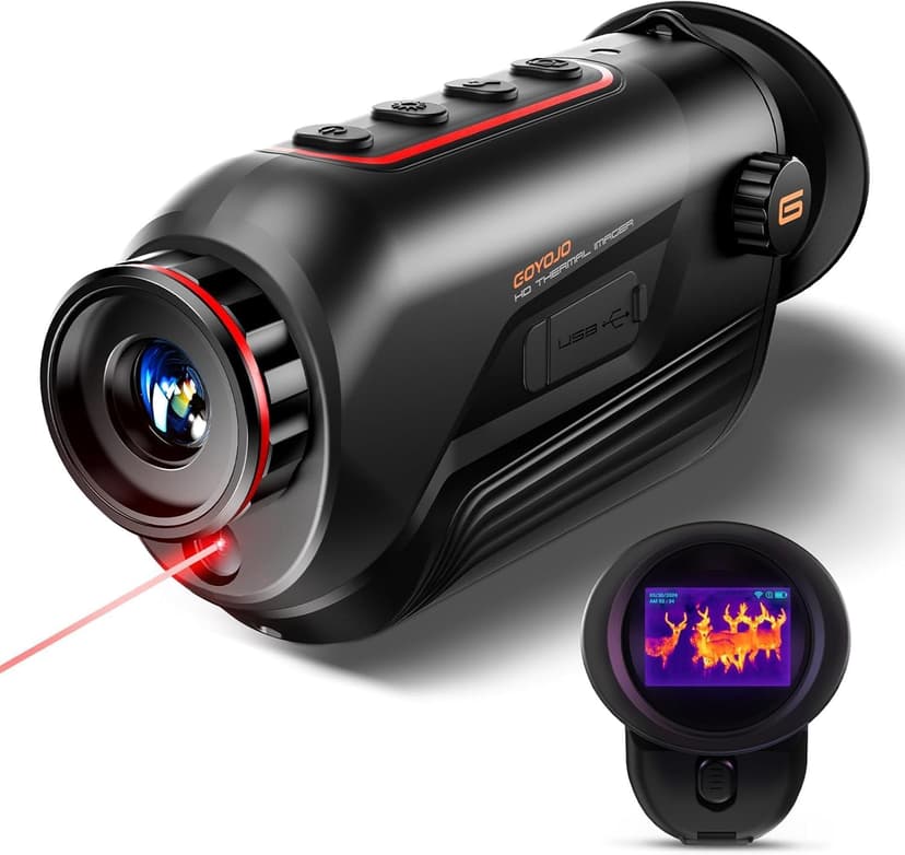Monocular Portátil GOYOJO para Imágenes Térmicas, Lente de Detección de Calor de 256x192 (25 Hz) @ 12 μm, Conexión Inalámbrica Incorporada, 6 Paletas de Colores(10 mm) - 1