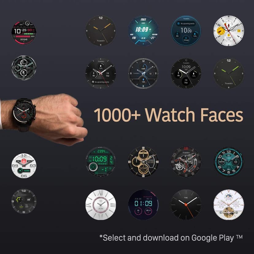 Ticwatch Pro 3 GPS - Smartwatch Shadow Black - 5