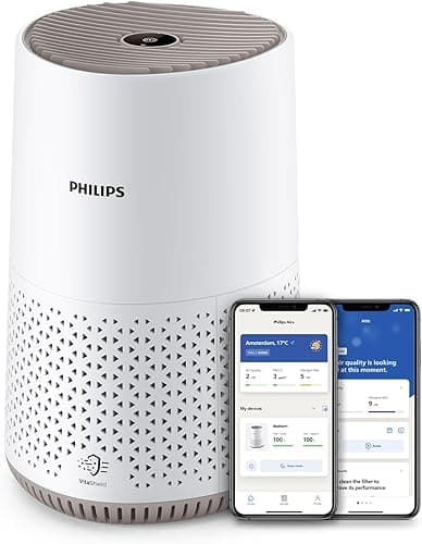 Philips Air Purifier Smart 600i Series - Cleans rooms up to 44 m² - Removes 99.7% of pollen and dust - Wi-Fi connectivity - AC0650/10