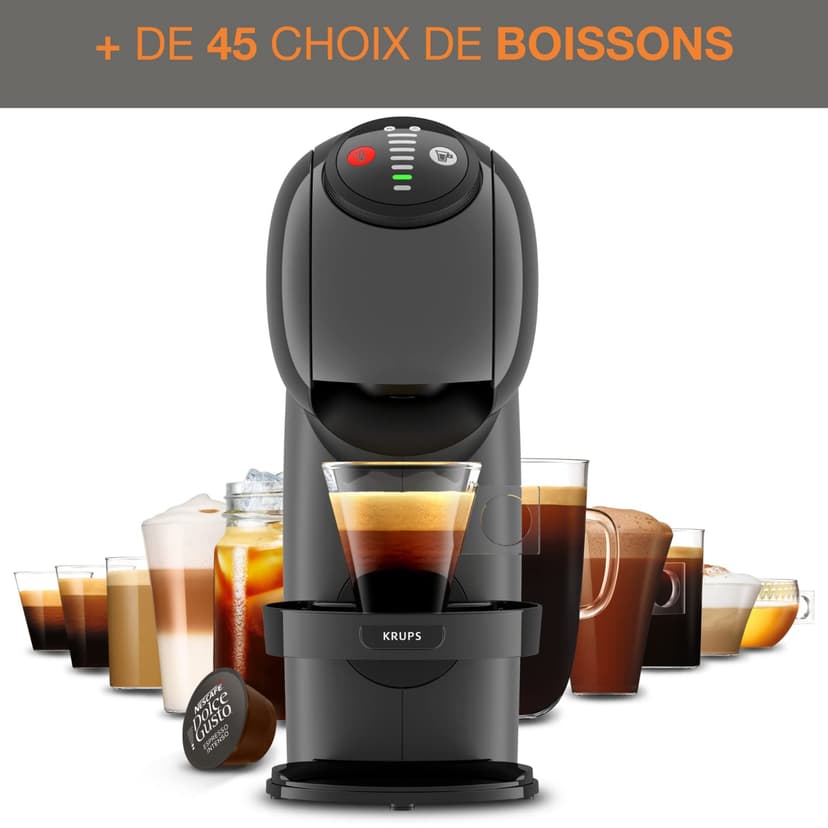 NESCAFÉ DOLCE GUSTO Genio S by KRUPS - Macchina automatica per capsule di caffè, colore: antracite - 8