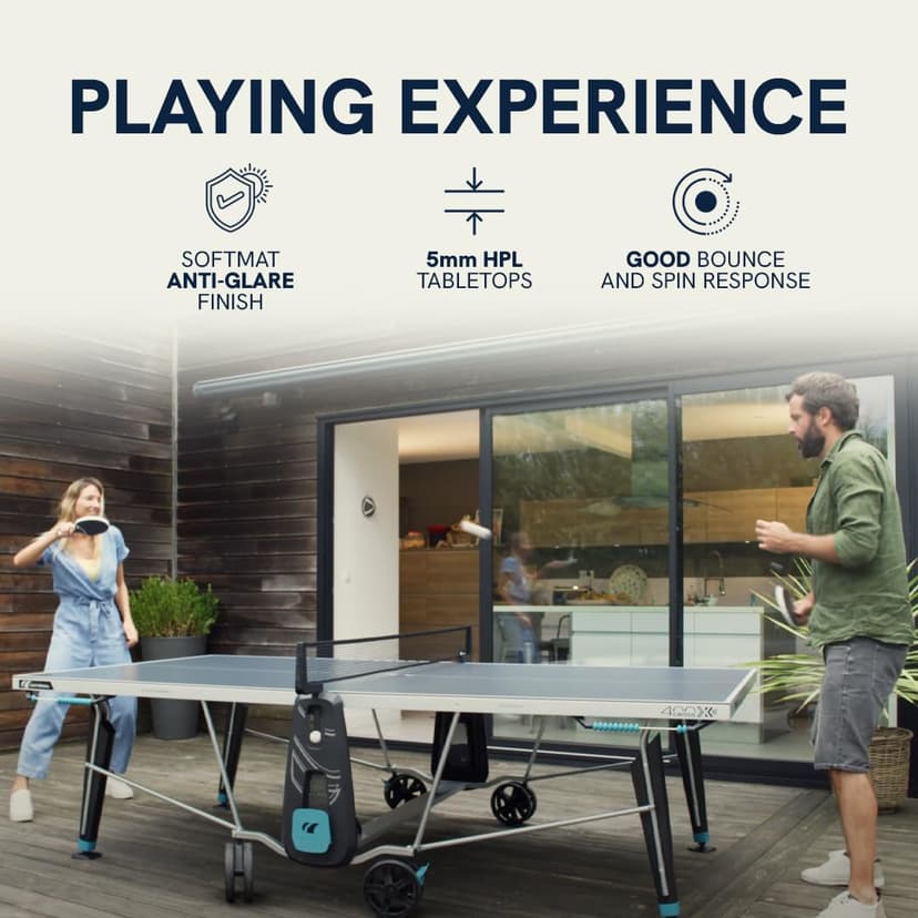 Cornilleau Sport 400X Outdoor Crossover Tennis Table - Blue, One Size, 115103 - 2