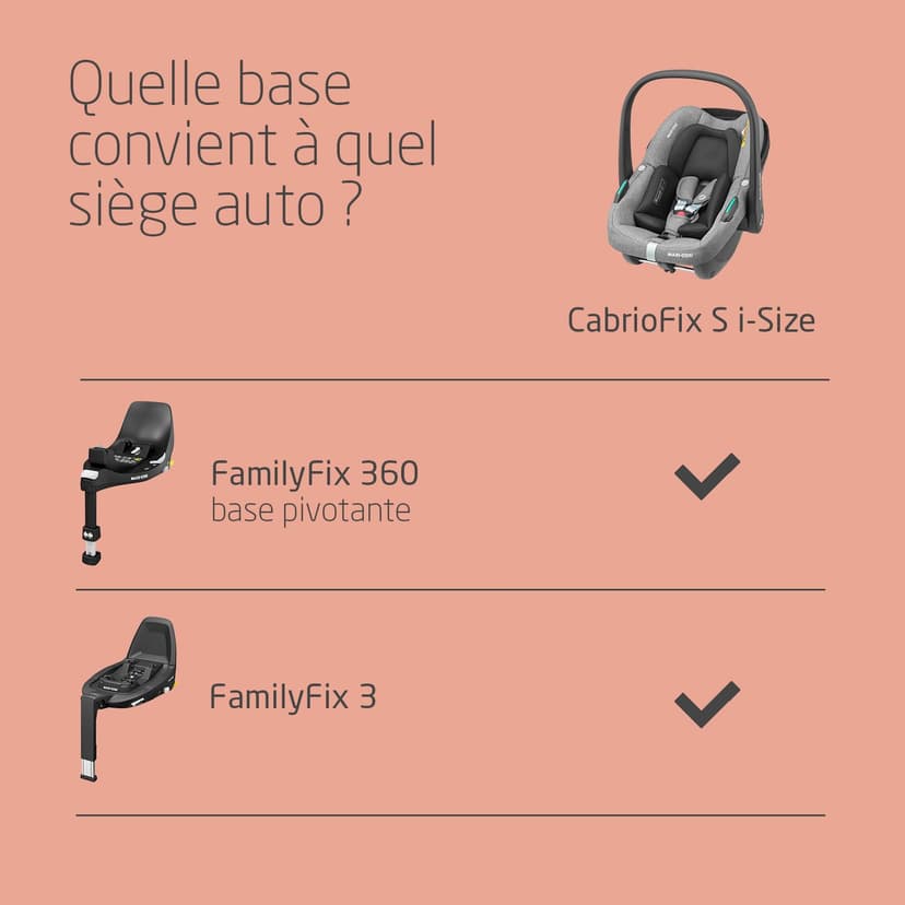 Maxi-COSI Zelia S Trio Stroller 3 in 1 Set, 0-4 Years, Up to 22 kg, Foldable, Compact and Adjustable Stroller, Includes CabrioFix S i-Size Car Seat, Accessories, Diaper Bag, Grey - 9