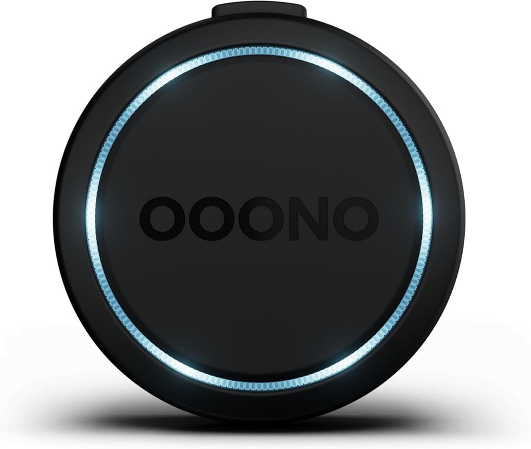 OOONO Co-Driver NO2 - next gen. traffic safety alarm - warns of speed cameras and road hazards - rechargeable - LED indicator - CarPlay & Android Auto compatible