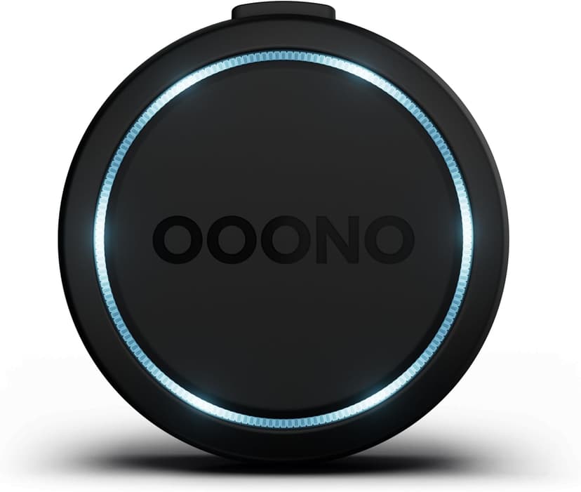 OOONO Co-Driver NO2 - next gen. traffic safety alarm - warns of speed cameras and road hazards - rechargeable - LED indicator - CarPlay & Android Auto compatible - 1