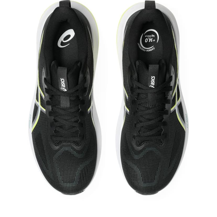 ASICS Men's GT-1000 14 Running Shoes, Black/Citron, 7 UK - 6
