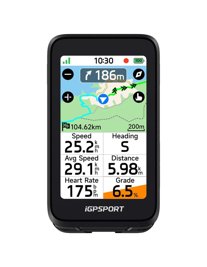 iGPSPORT BiNavi Air Fahrradcomputer Kabellos, GPS 3,0″ To… - 1