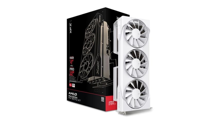 XFX RX 9070XT Swift Gaming 16GB GDDR6 Blanc Triple Ventil… - 1