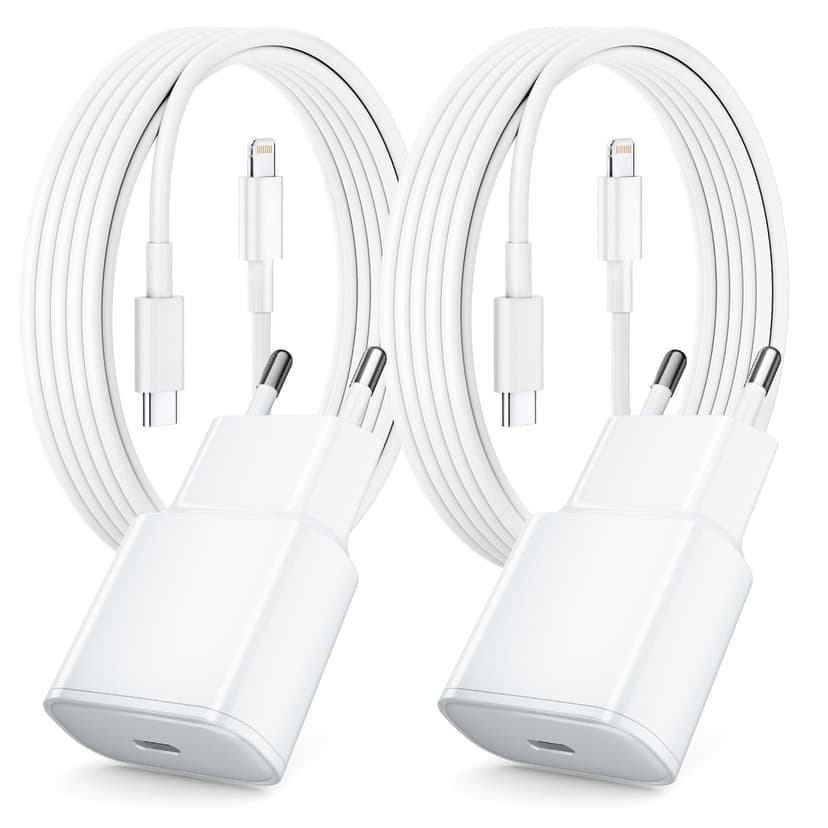 Fast Charger for iPhone, Pack of 2 PD 3.0 USB C Plug with… - 1