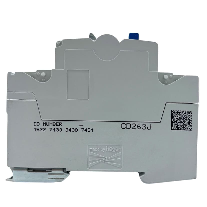 CD263J Hager Differential Switch 63A Type A 30mA Bipolar - Aligned Terminals - 5